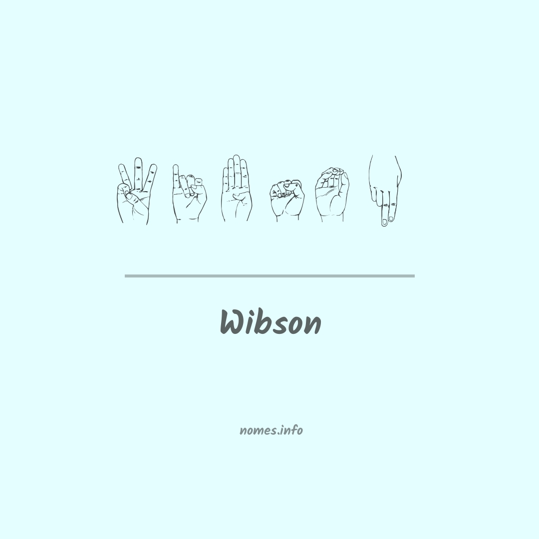 Wibson em Libras