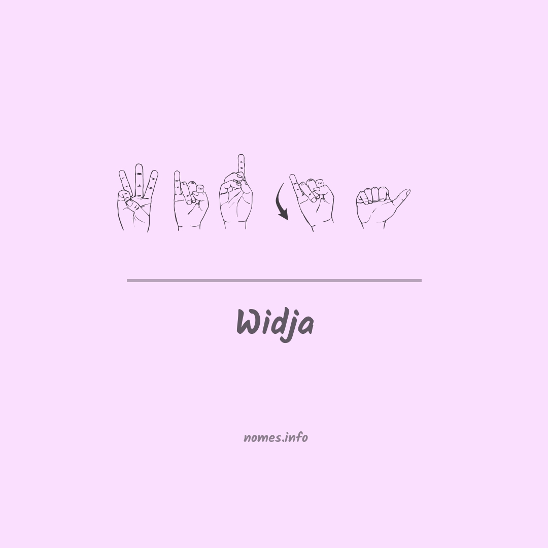 Widja em Libras