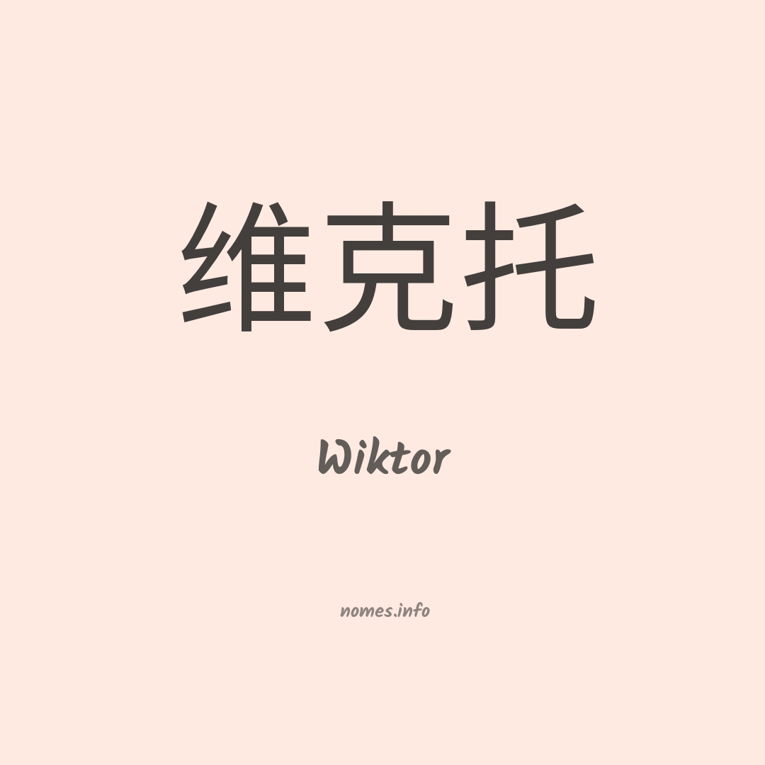 Wiktor em chinês