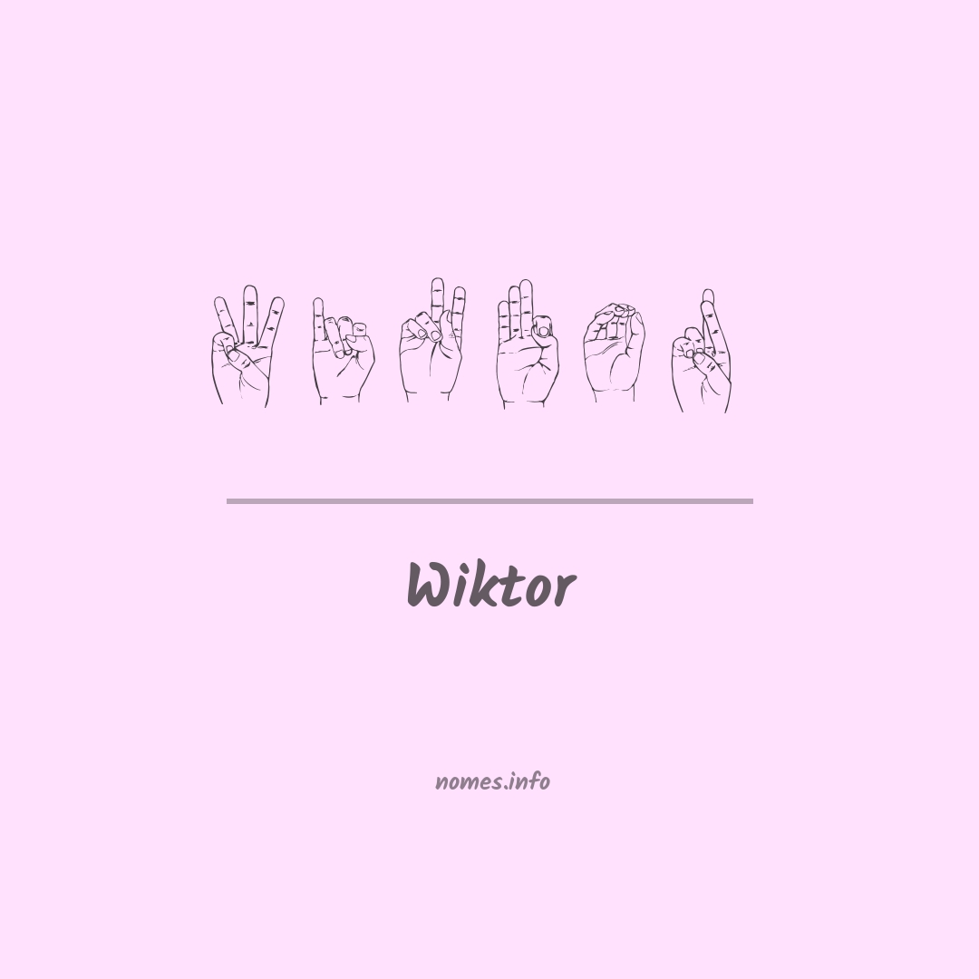 Wiktor em Libras