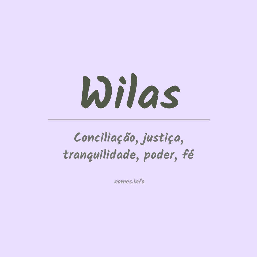 Significado do nome Wilas