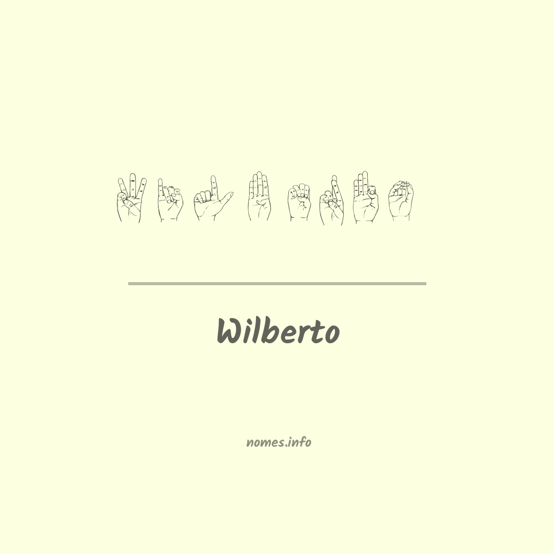 Wilberto em Libras