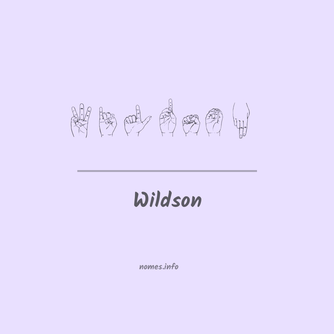 Wildson em Libras
