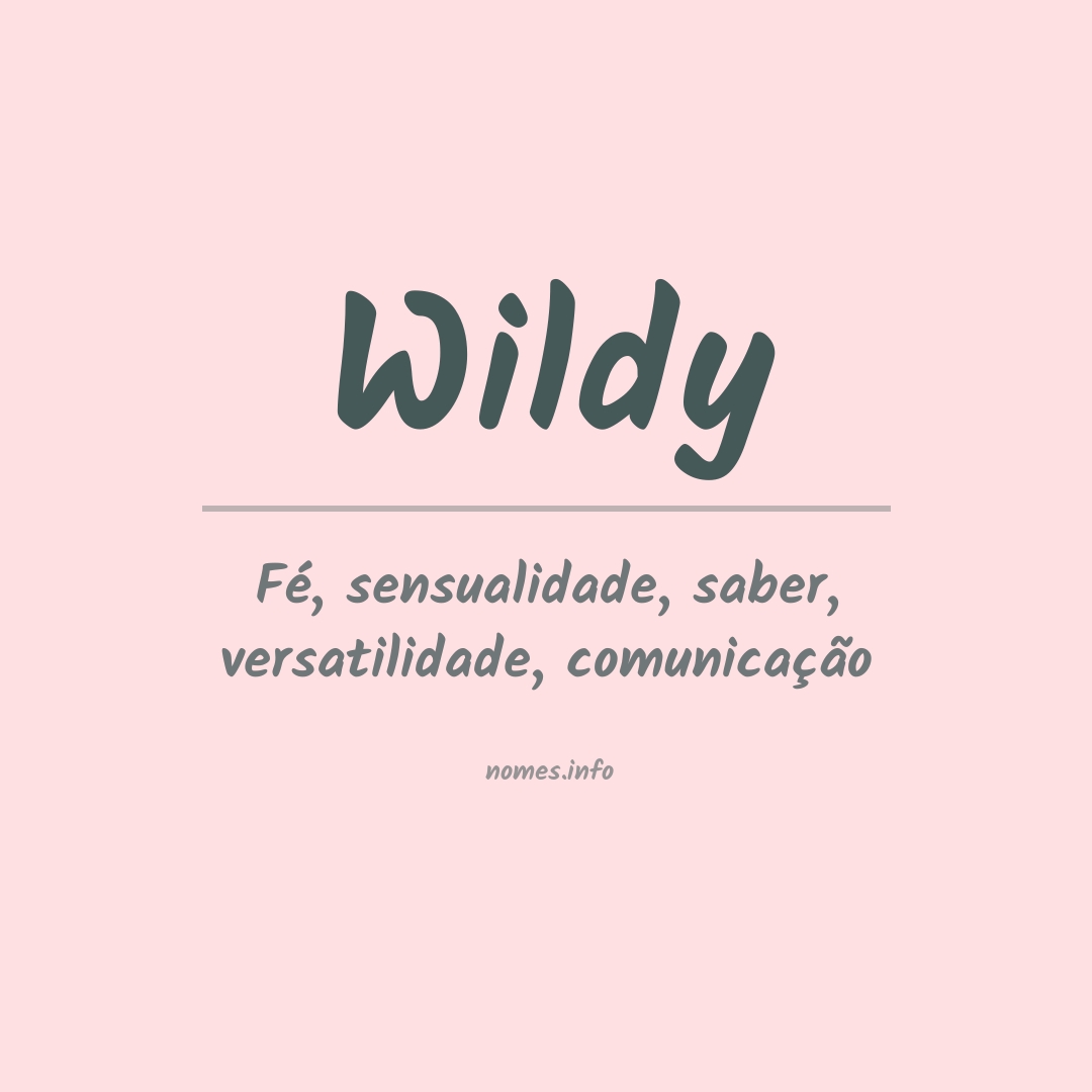 Significado do nome Wildy