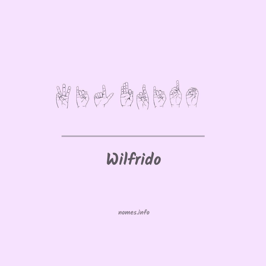 Wilfrido em Libras