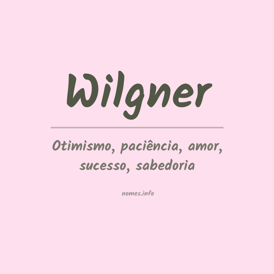 Significado do nome Wilgner