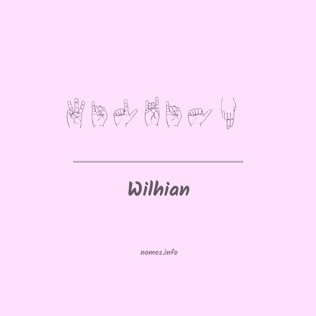 Wilhian em Libras