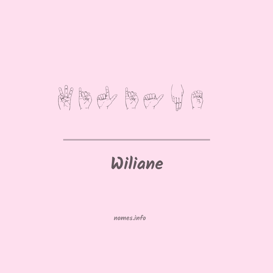 Wiliane em Libras
