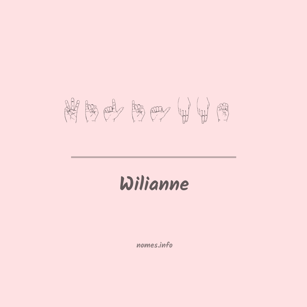 Wilianne em Libras