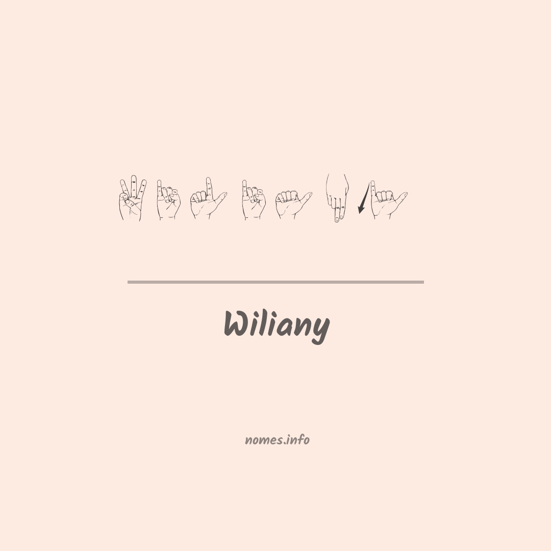 Wiliany em Libras