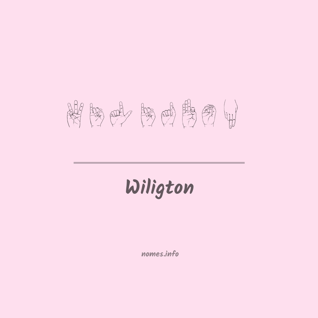 Wiligton em Libras