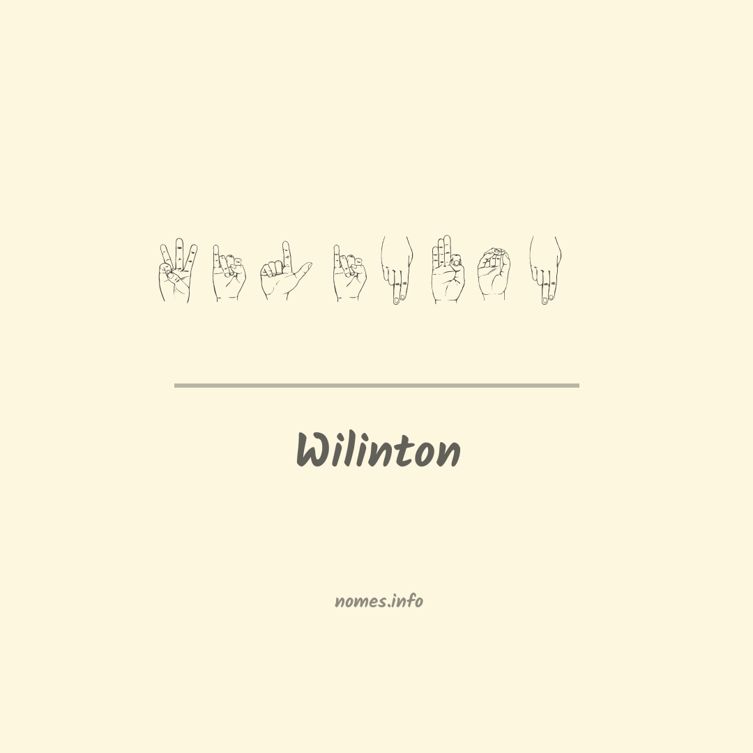 Wilinton em Libras