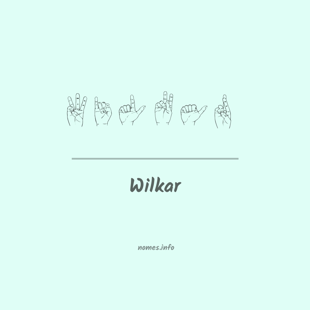 Wilkar em Libras