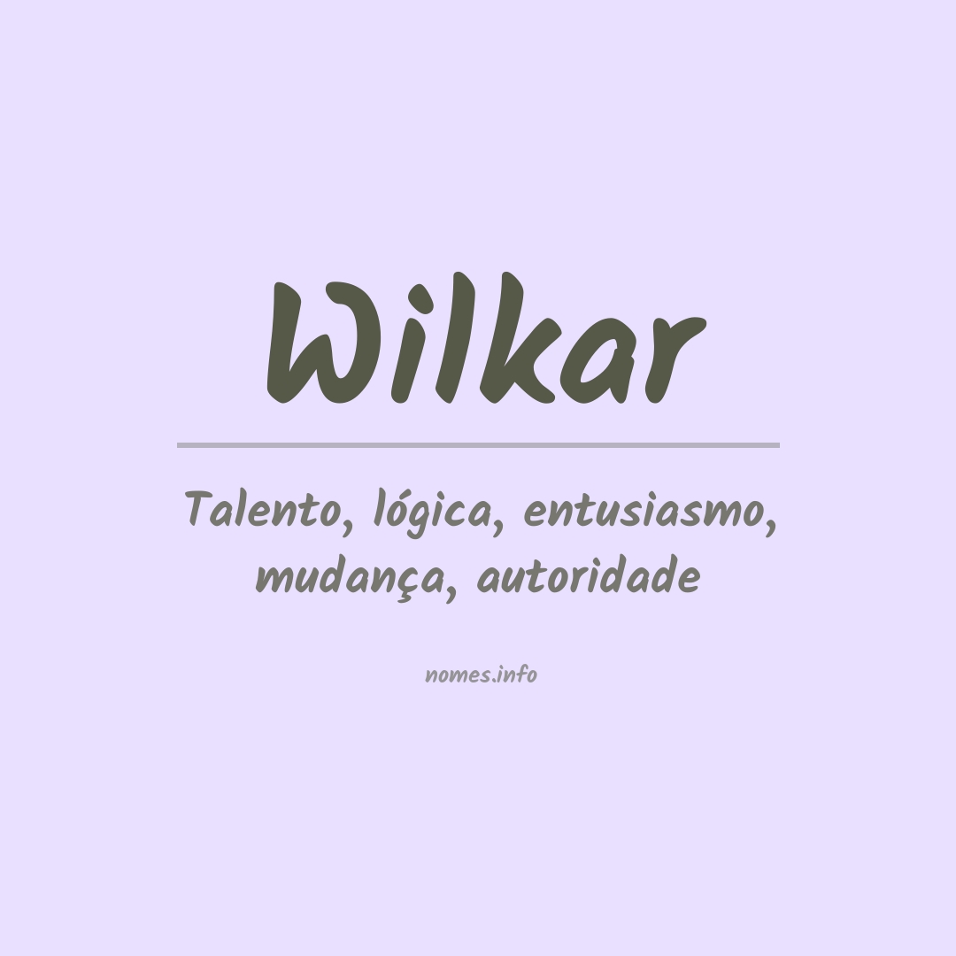 Significado do nome Wilkar