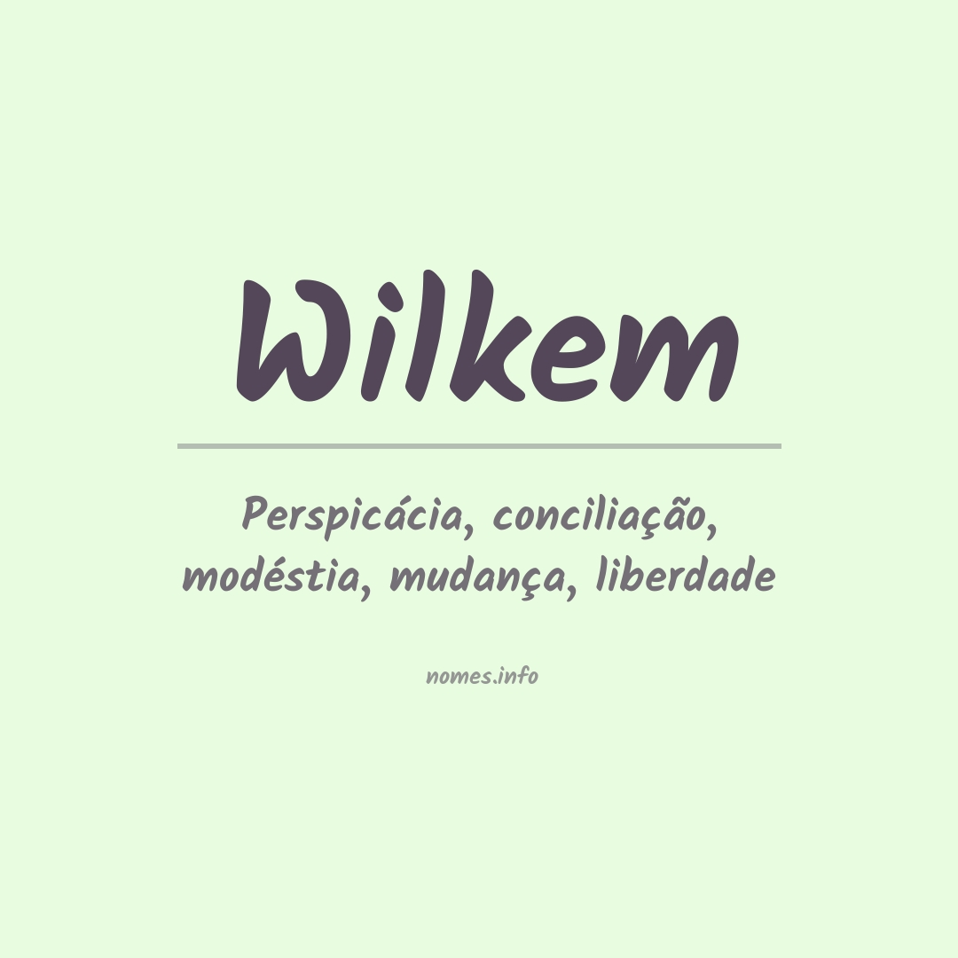 Significado do nome Wilkem