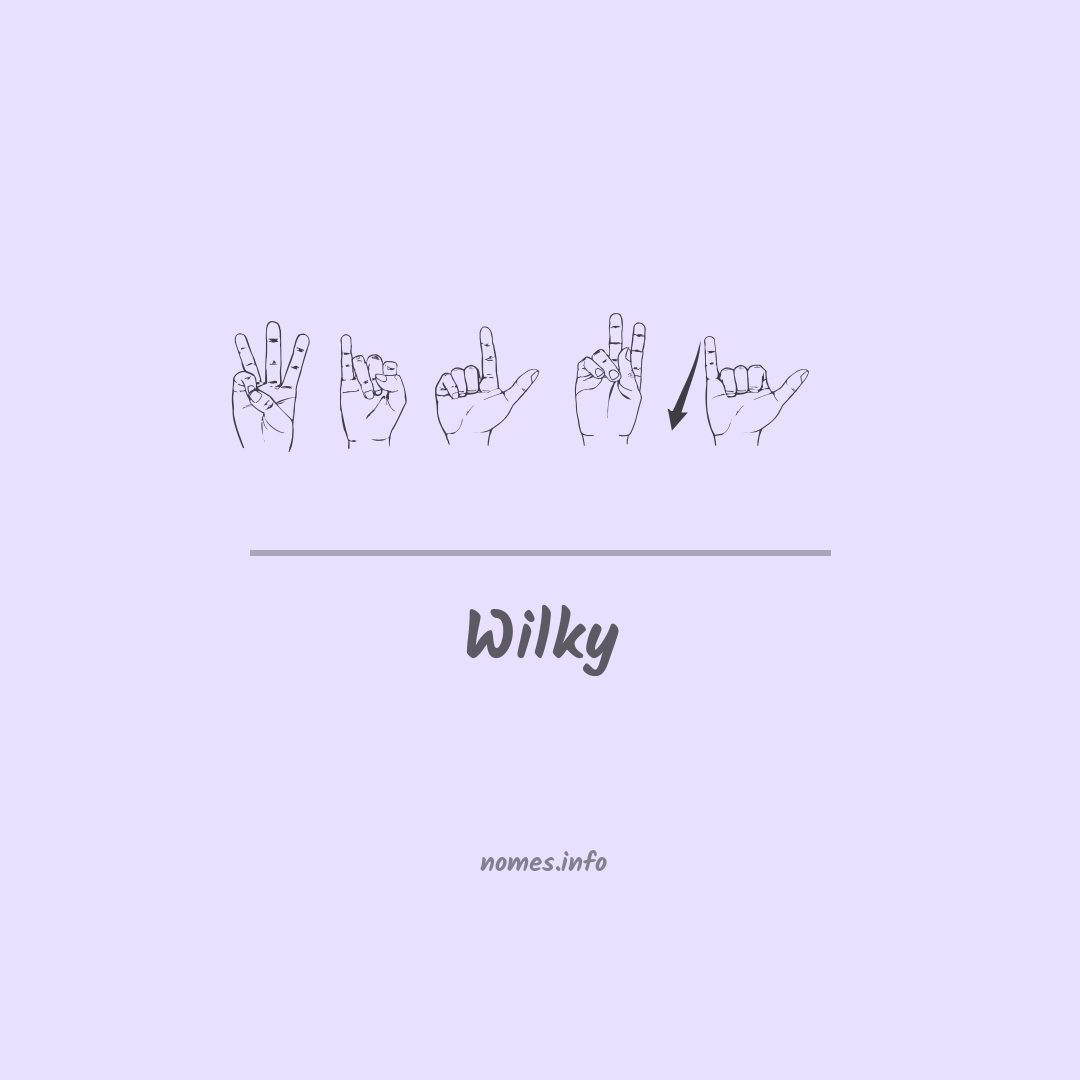 Wilky em Libras