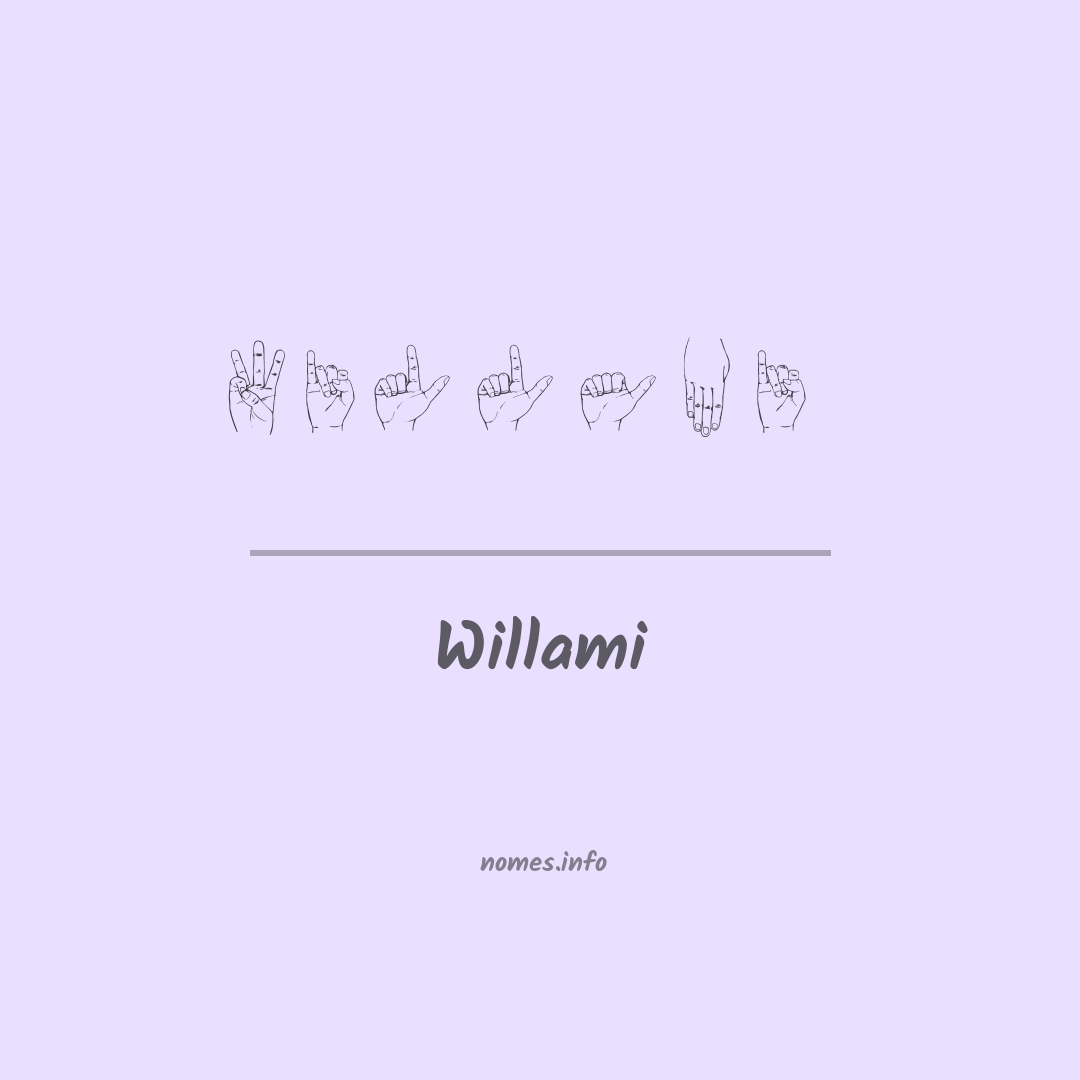 Willami em Libras