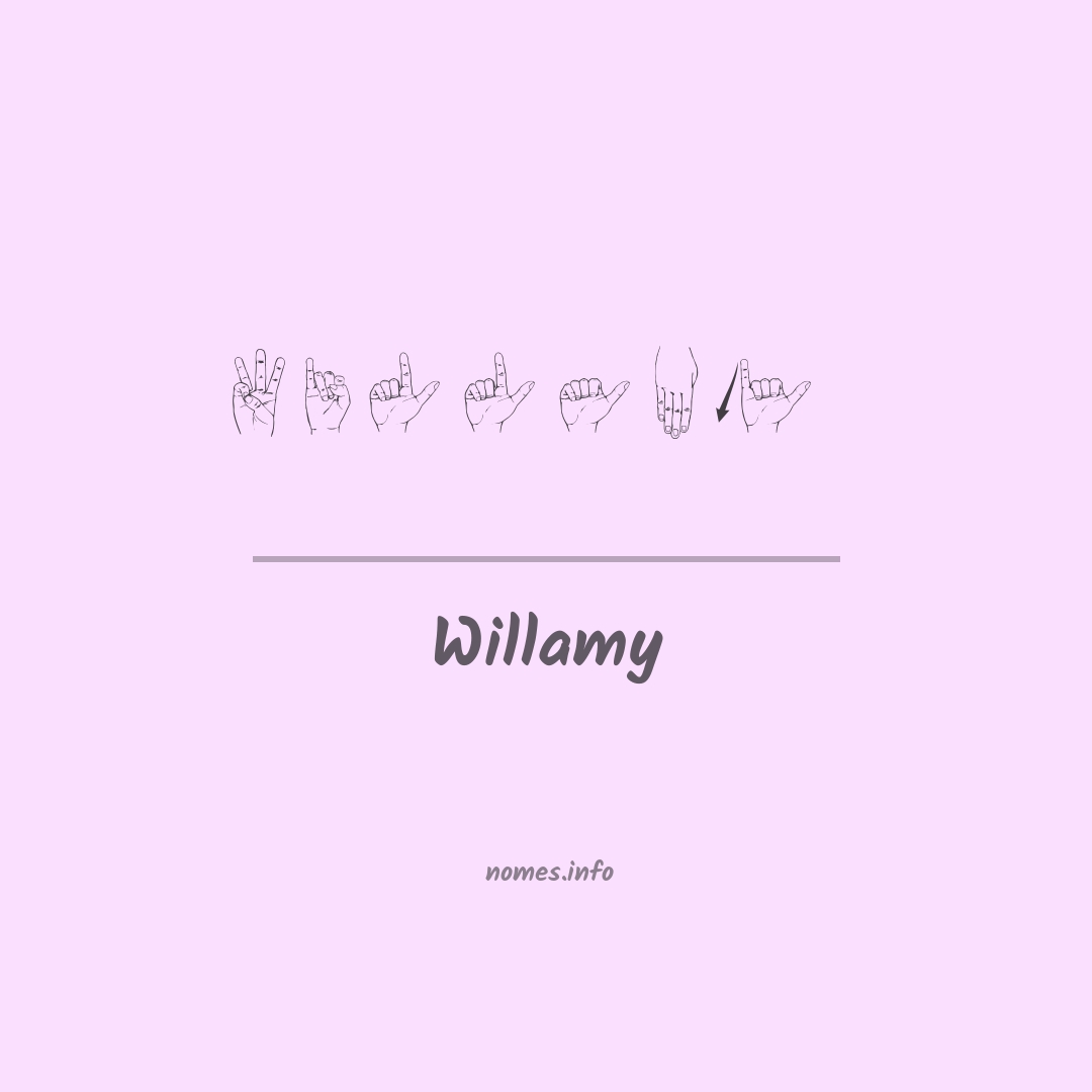 Willamy em Libras