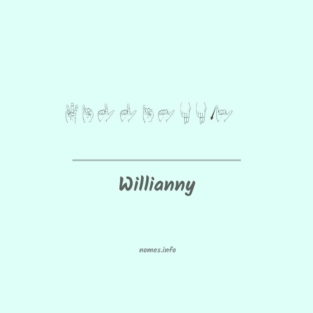 Willianny em Libras