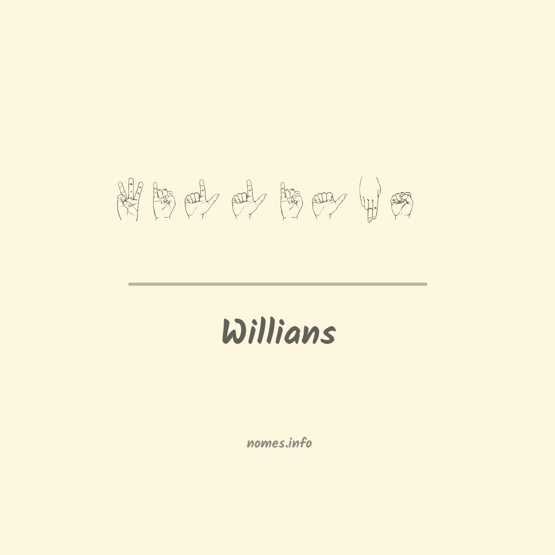 Willians em Libras