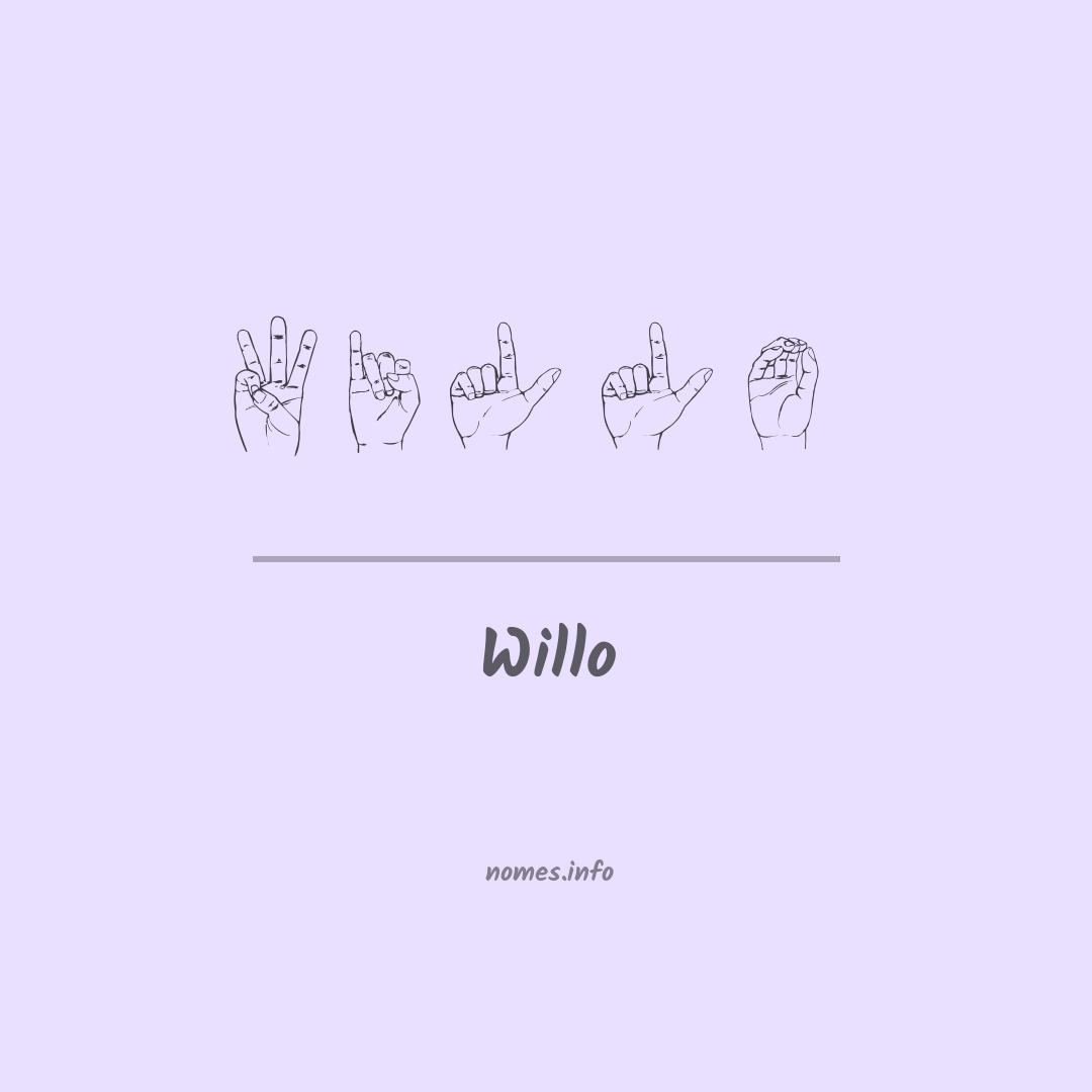 Willo em Libras