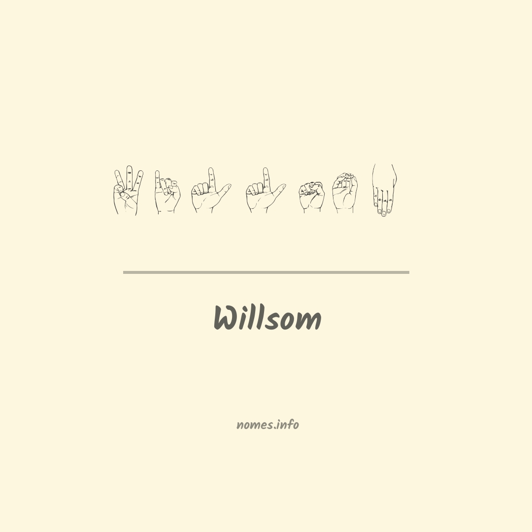 Willsom em Libras