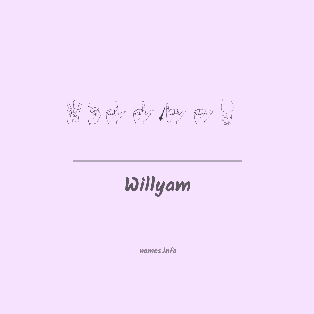 Willyam em Libras