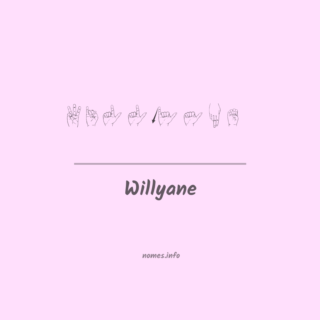 Willyane em Libras