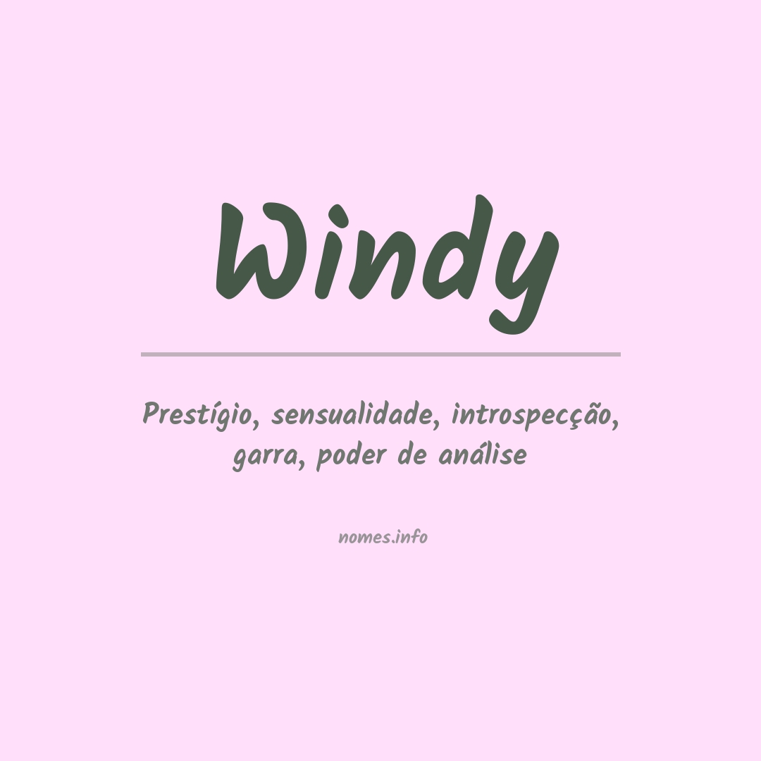 significado-do-nome-windy