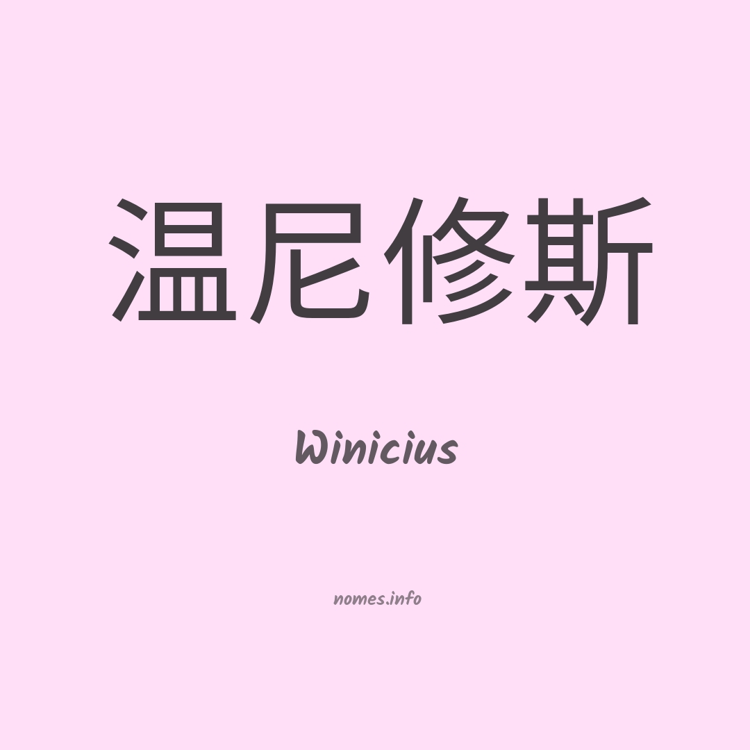 Significado do nome Winicius