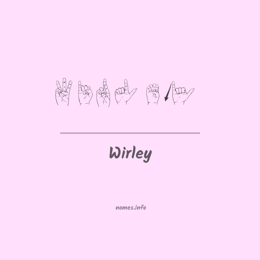 Wirley em Libras