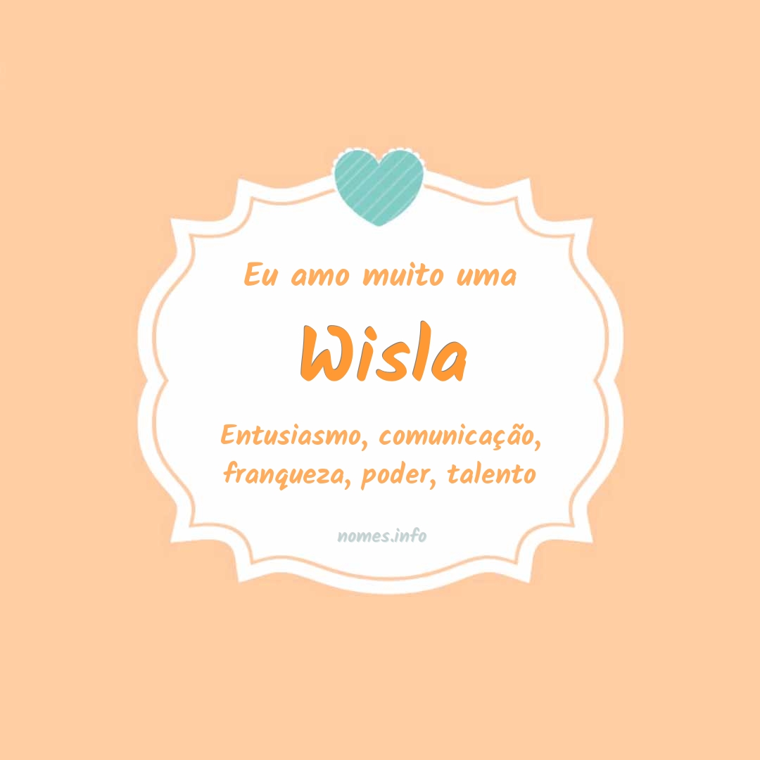 Eu amo muito Wisla