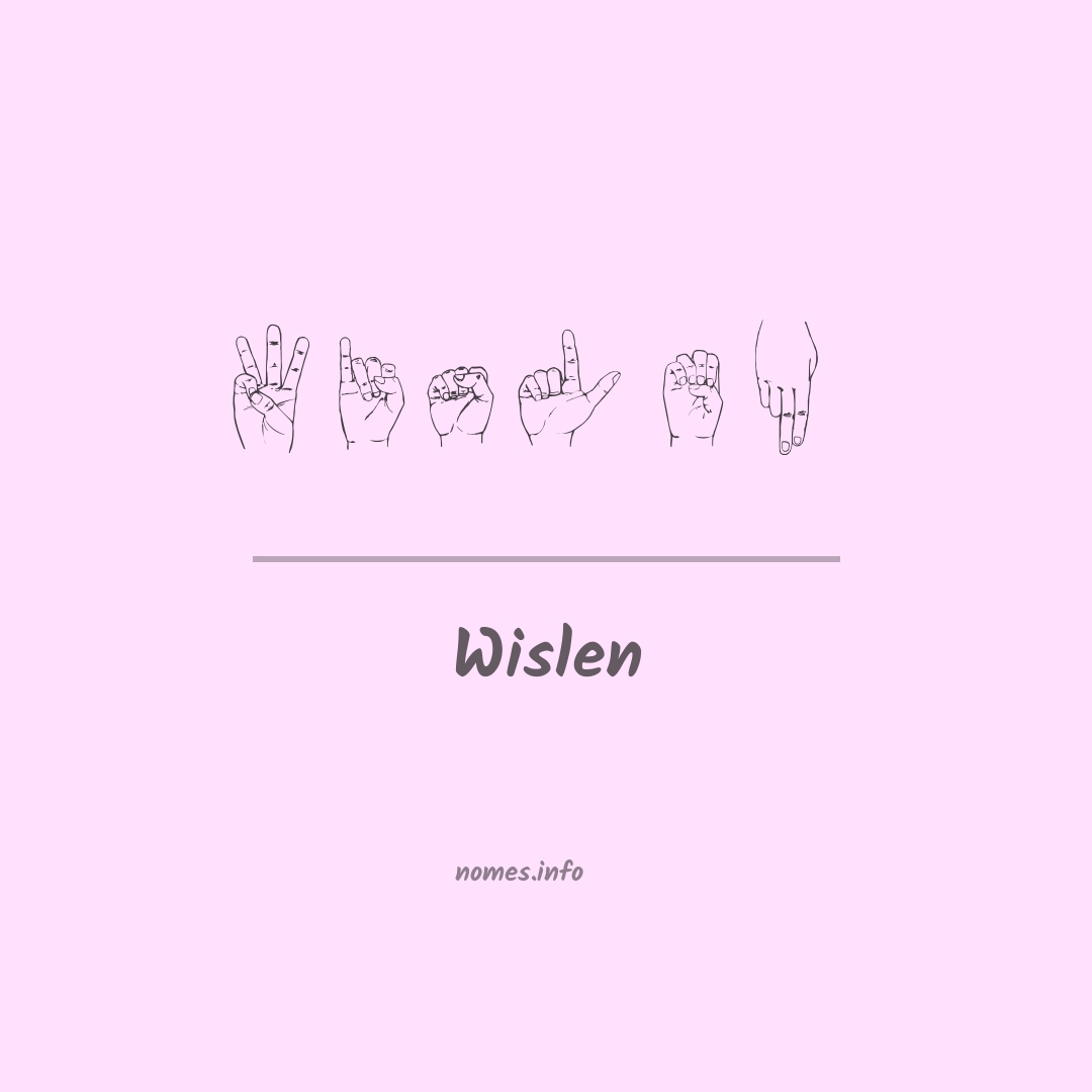 Wislen em Libras