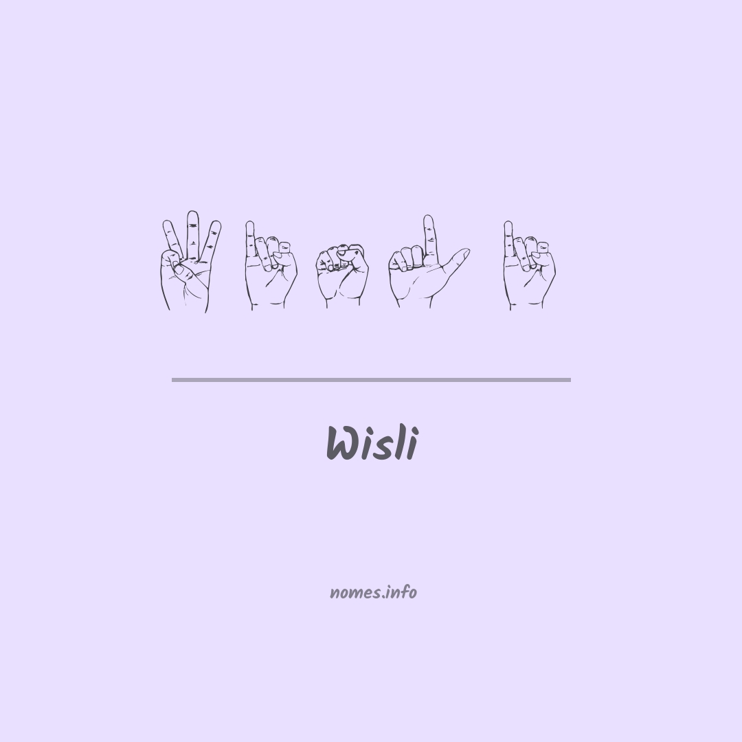 Wisli em Libras