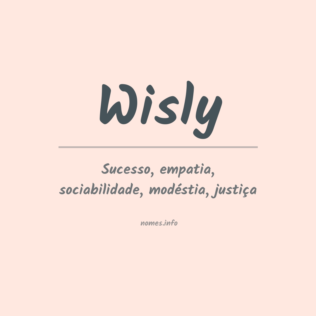 Significado do nome Wisly