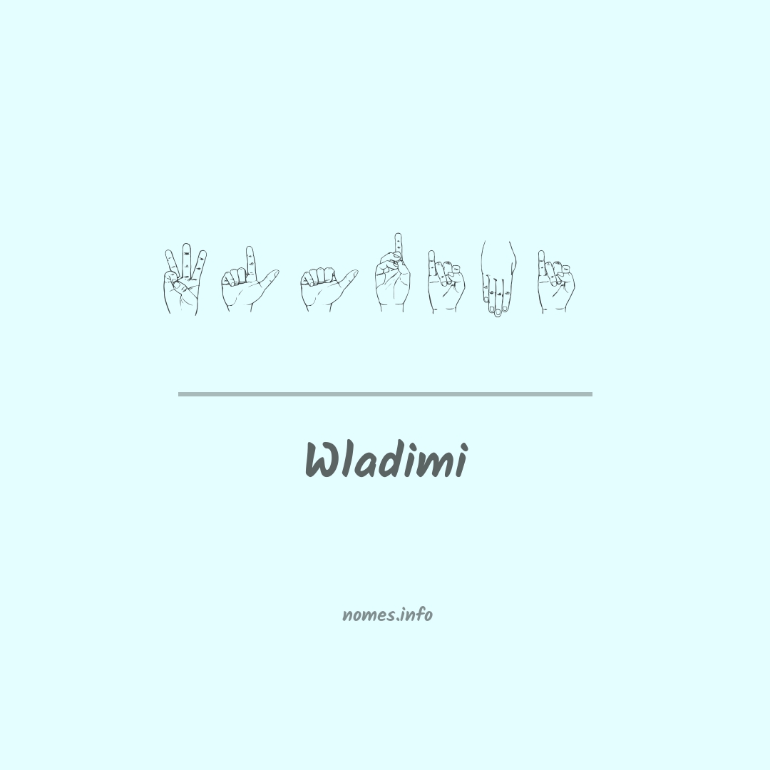 Wladimi em Libras