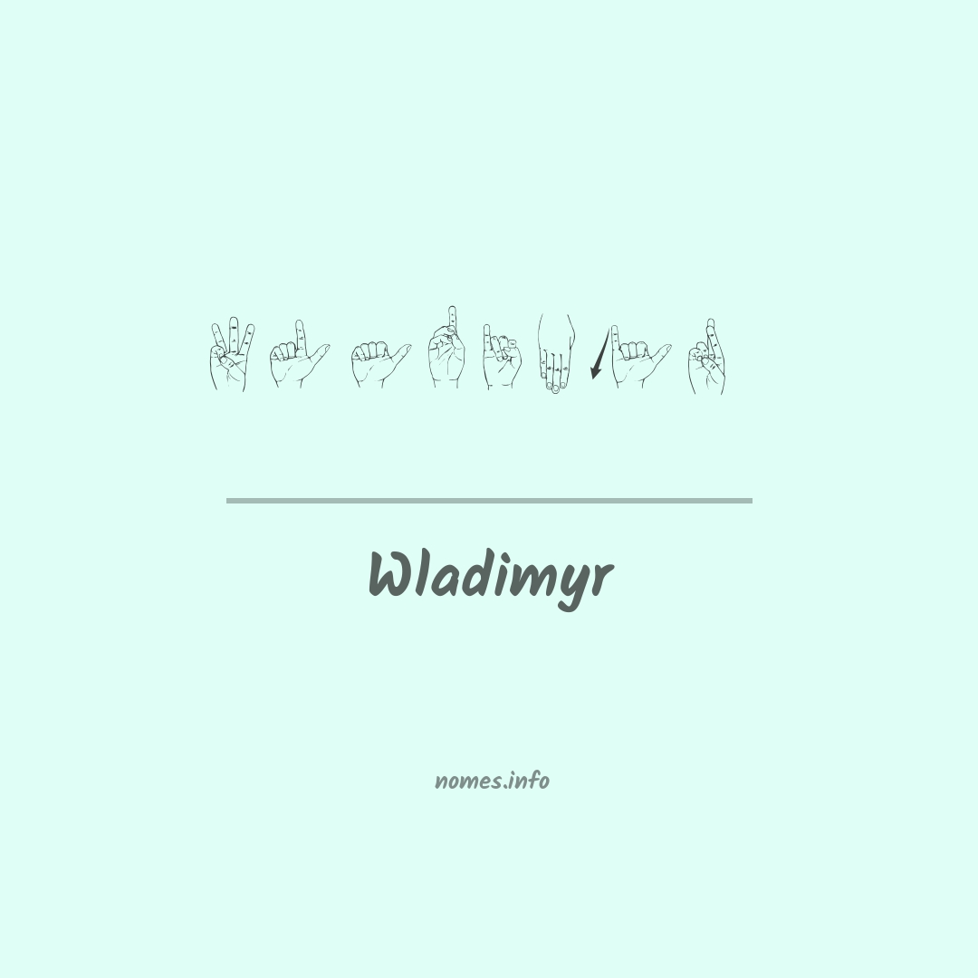 Wladimyr em Libras