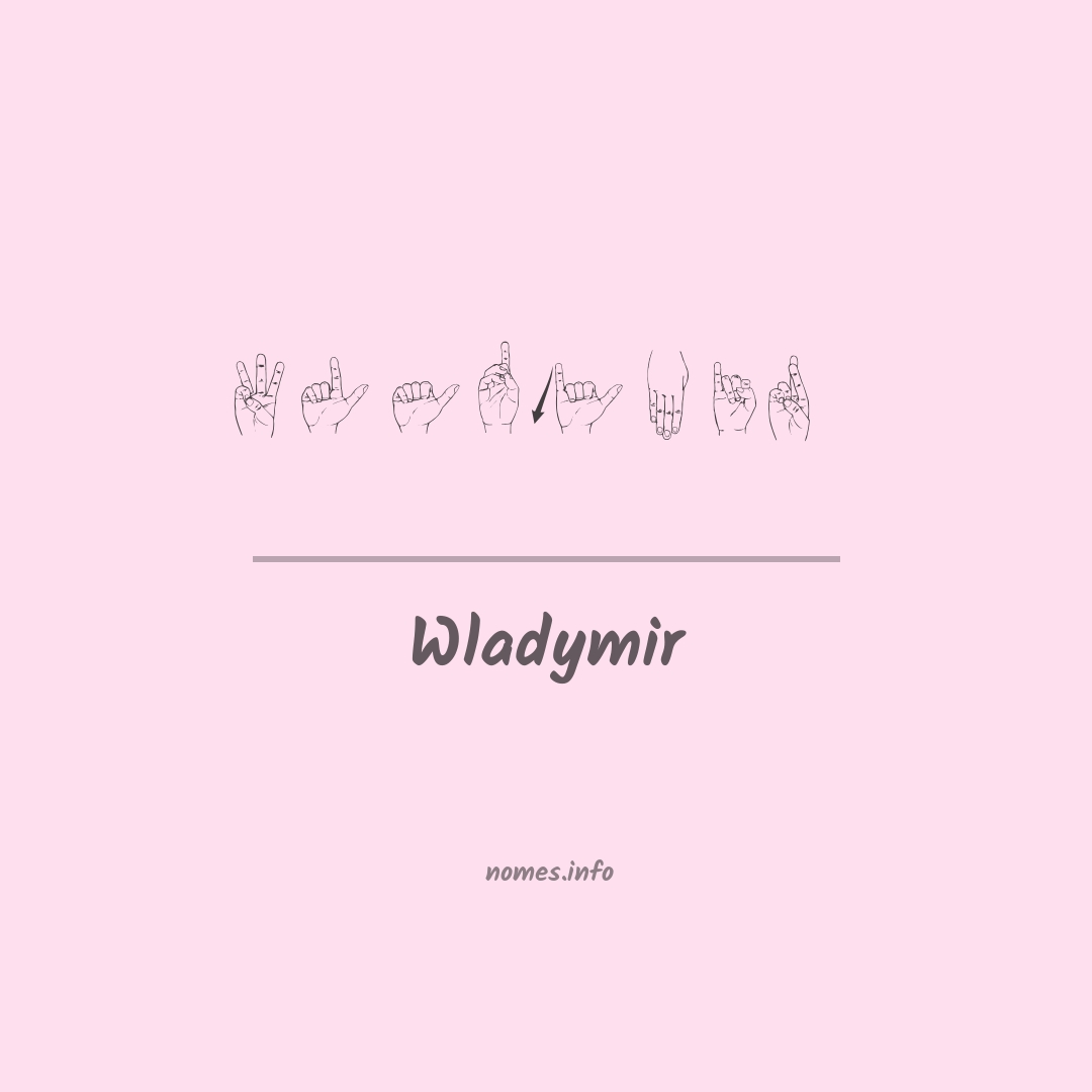 Wladymir em Libras