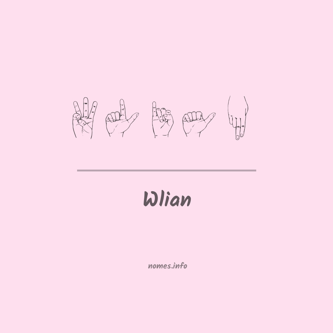 Wlian em Libras