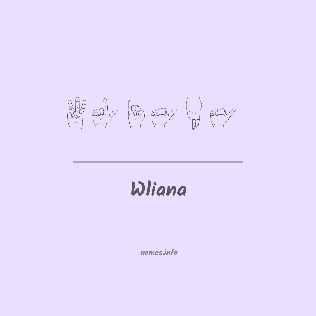 Wliana em Libras
