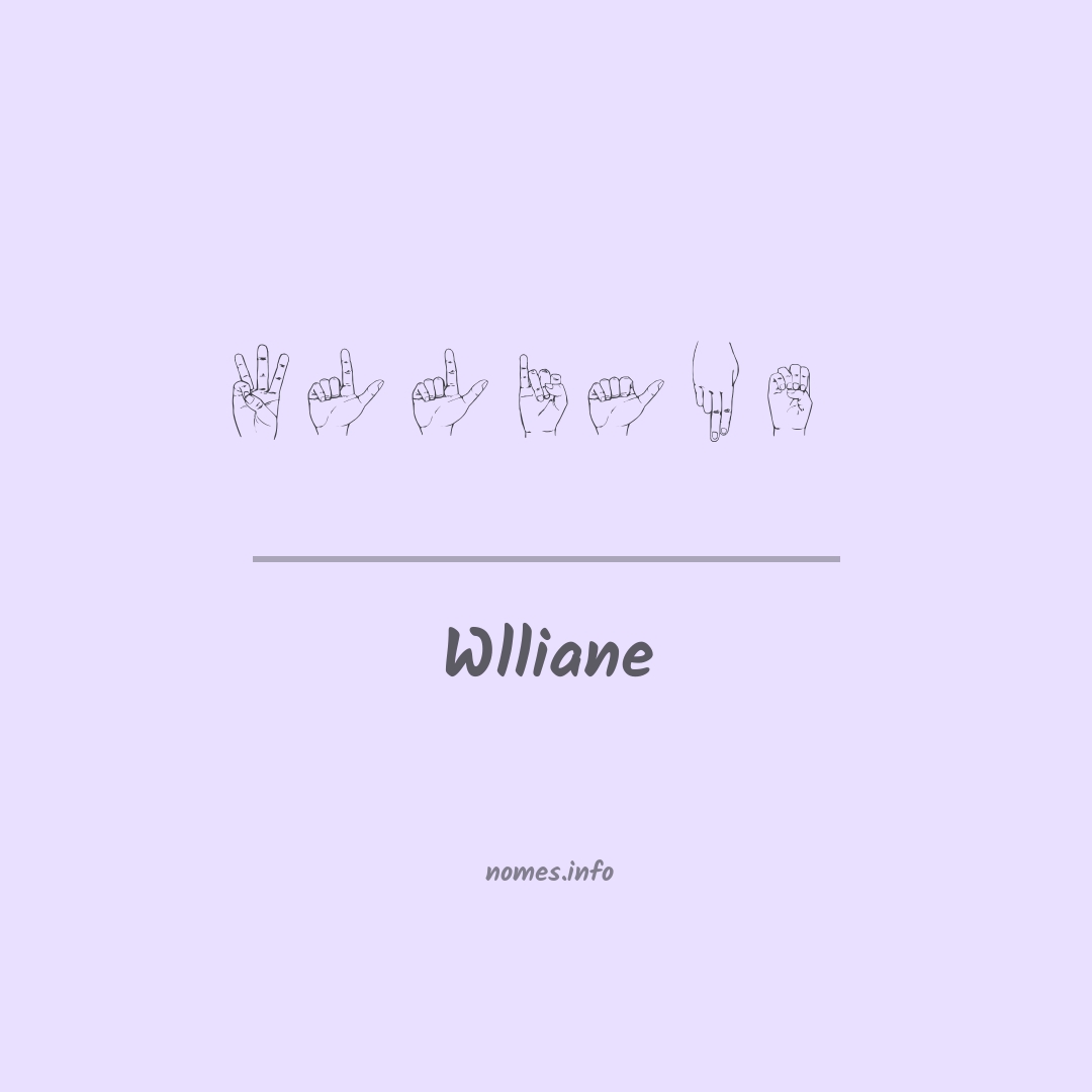 Wlliane em Libras