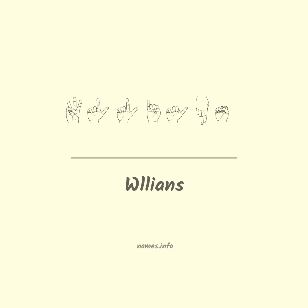 Wllians em Libras