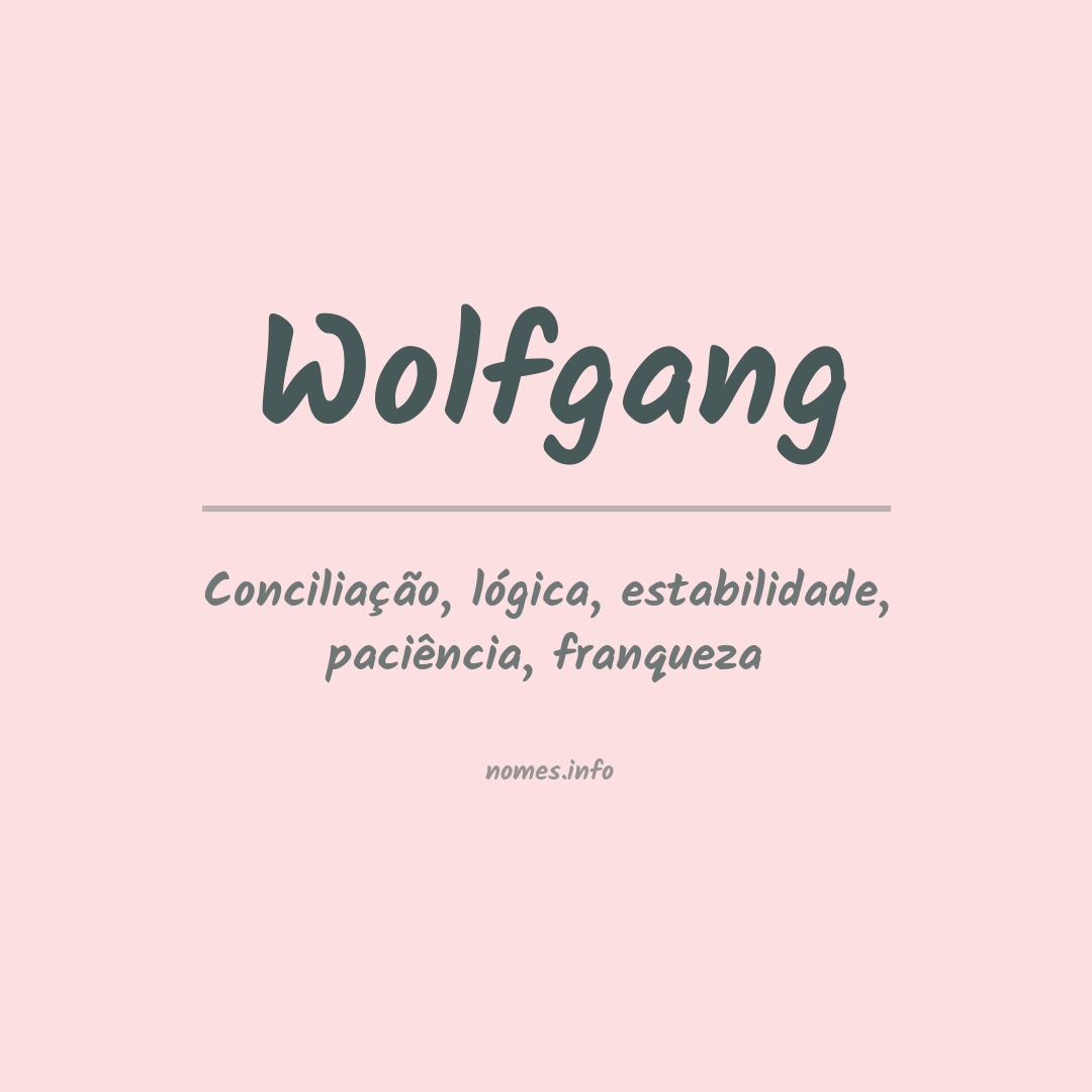 Significado do nome Wolfgang