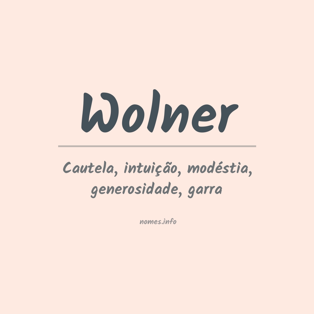 Significado do nome Wolner