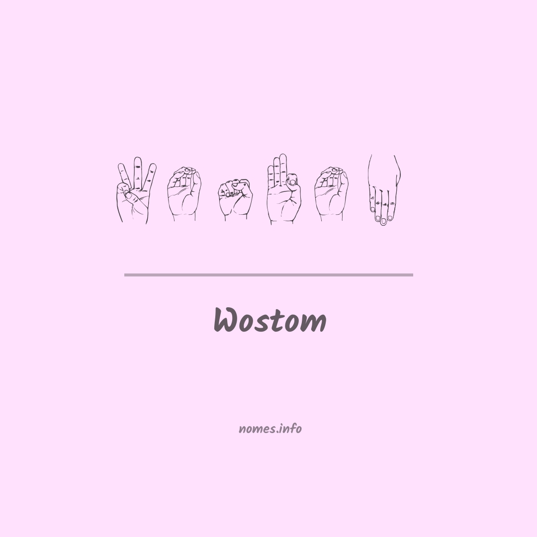 Wostom em Libras