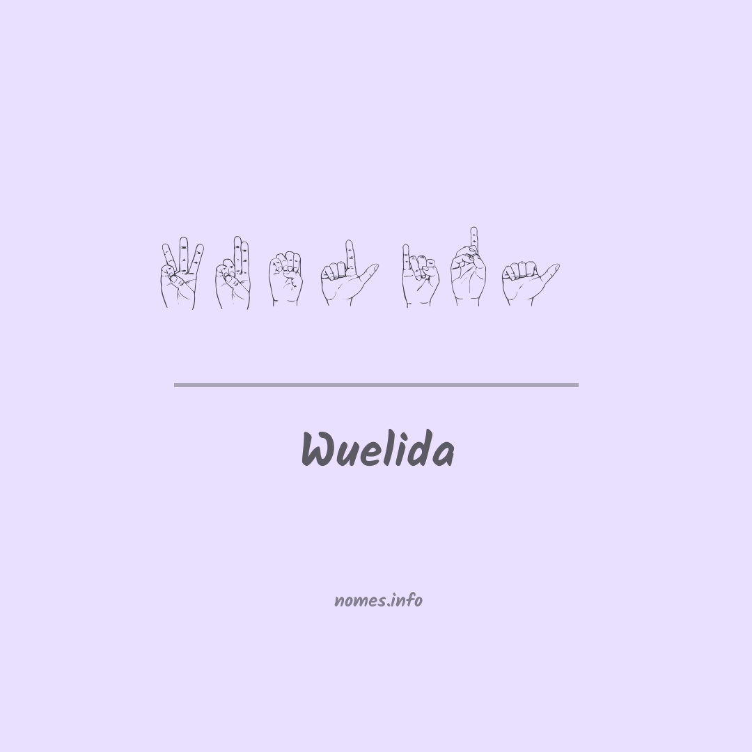 Wuelida em Libras