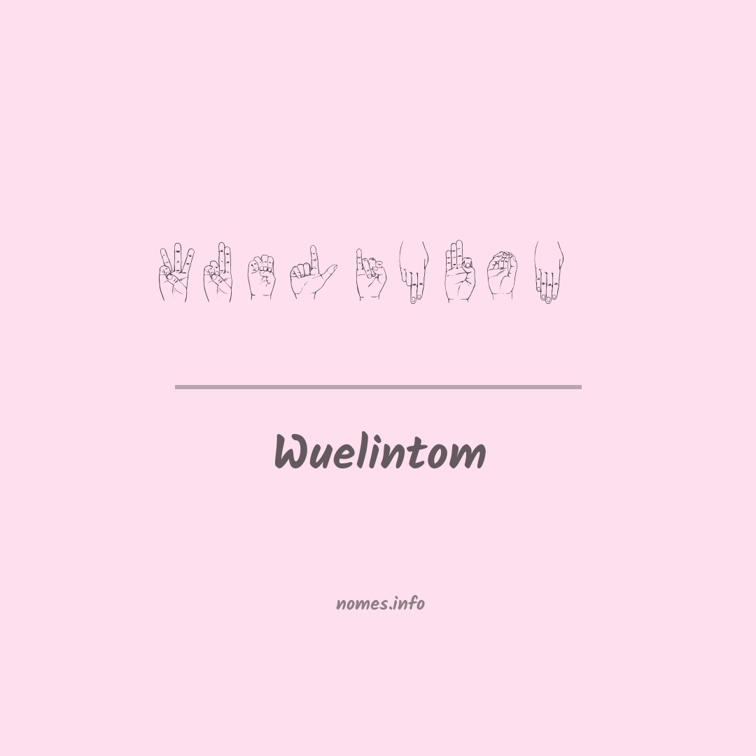 Wuelintom em Libras