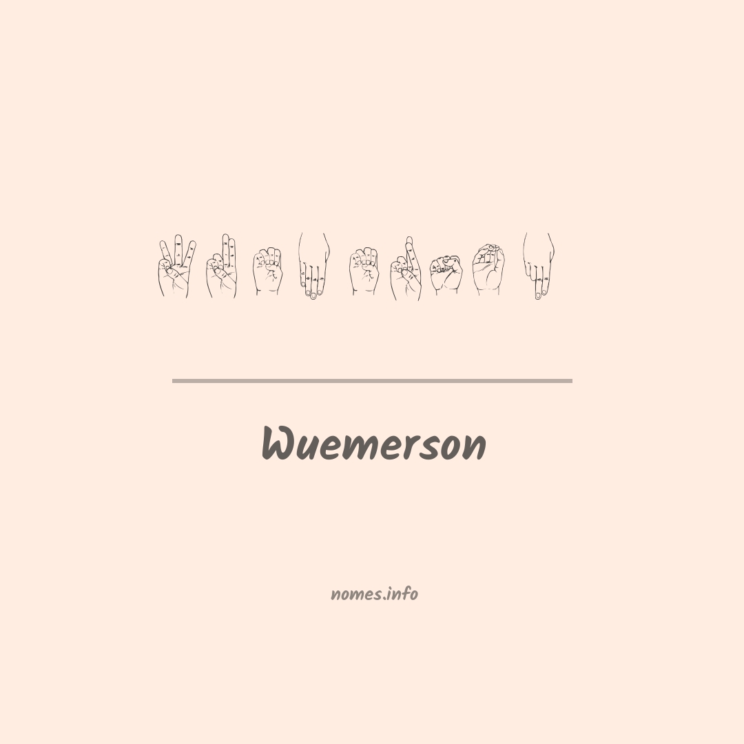 Wuemerson em Libras