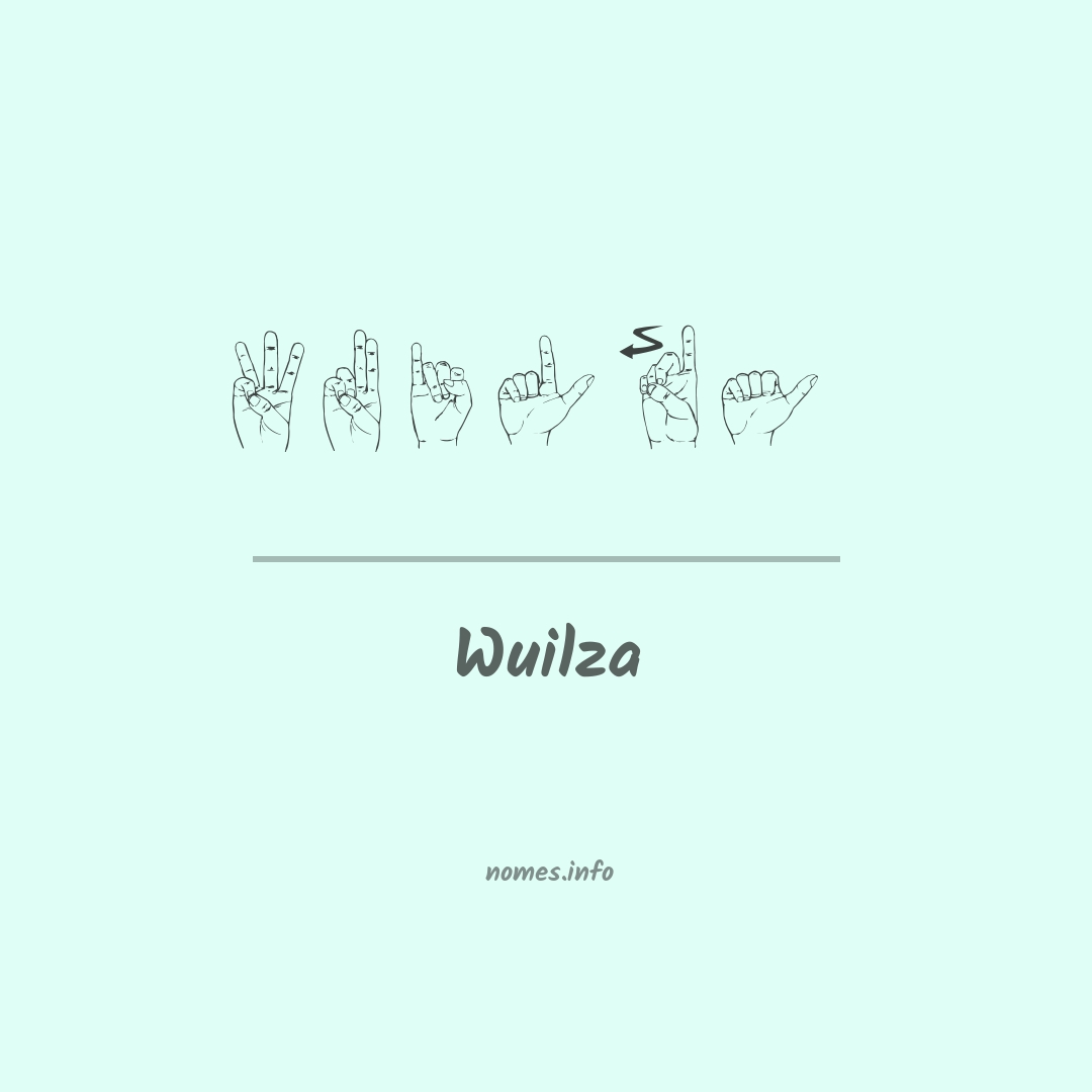Wuilza em Libras