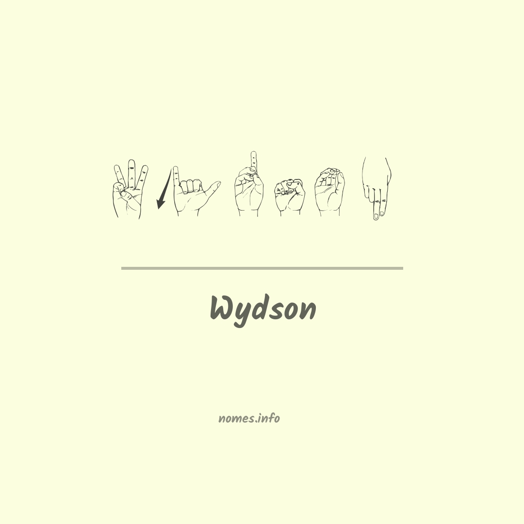 Wydson em Libras